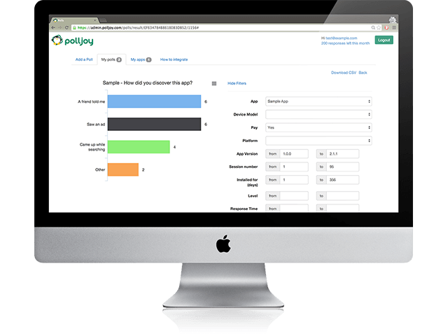 Create in-app rating prompts instantly